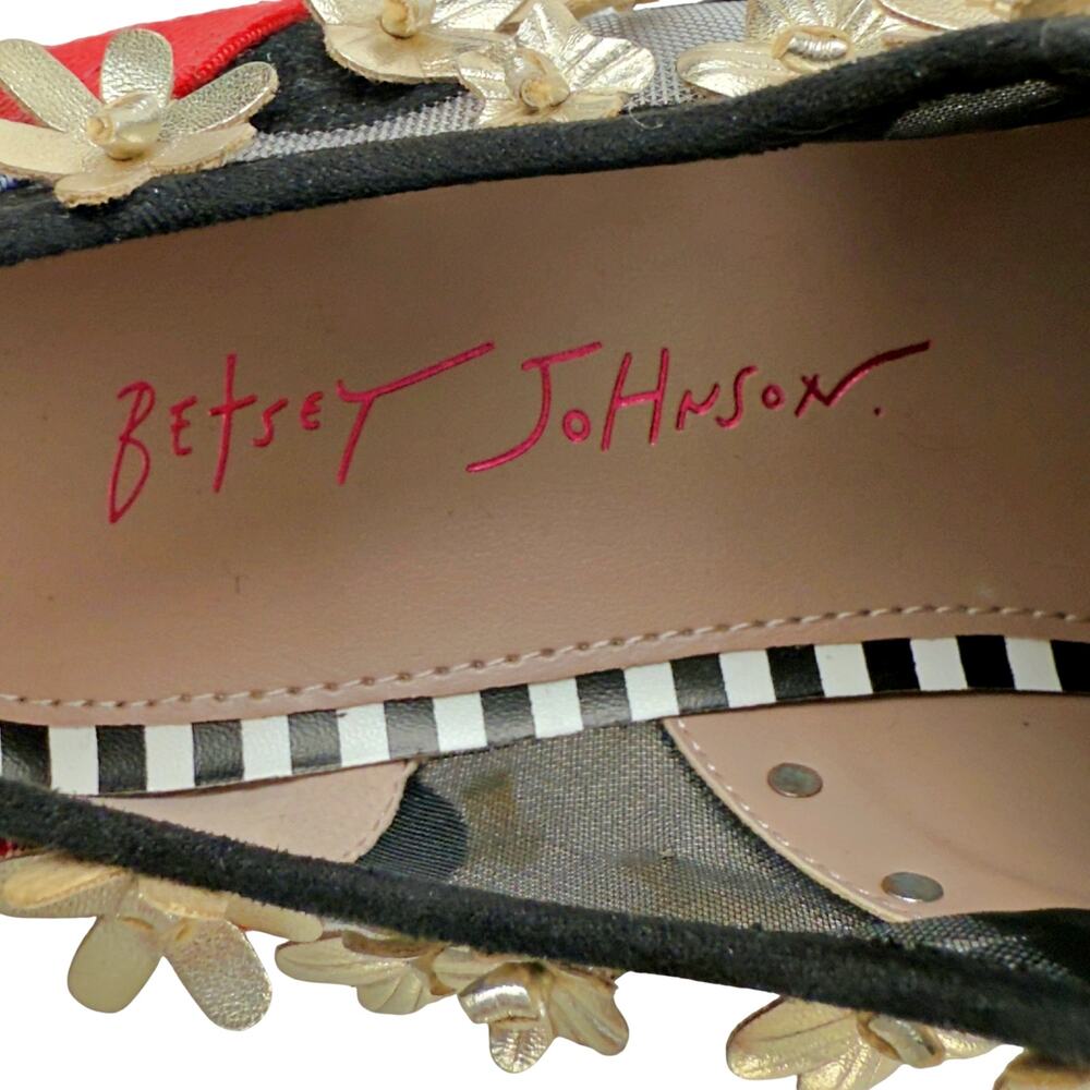 NWOT Betsey Johnson Skylla Lace-Up Embellished Oxfords - Picture 7 of 7